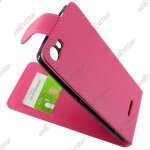 Ebeststar ® housse simili cuir � clapet coque etui pour wiko fever 4g + film, couleur rose