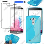 Ebeststar ® pour lg g3 d855 - housse etui coque silicone gel motif s - line protection souple + mini ...