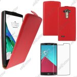 Ebeststar ® pour lg g4 h815, g4 dual - lte - housse coque etui en pu cuir � rabat ultra fine (slim case) ...