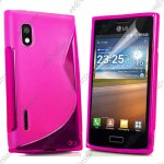 Ebeststar � pour lg optimus l5 e610 - housse etui coque silicone gel motif s - line protection souple, ...