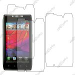 Ebeststar ® lot x3 film protection d'�cran anti rayures protecteur transparent pour motorola razr xt910 ...