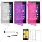 Ebeststar ® lot x3 housse etui coque portefeuille livre silicone gel pour nokia lumia 520, couleur transparent ... Ebeststar ® lot x3 housse etui coque portefeuille livre silicone gel pour nokia lumia 520, couleur transparent ...