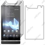 Ebeststar ® lot x5 film protection d'�cran anti rayures protecteur transparent pour sony xperia s lt26i ...
