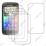 Ebeststar ® lot x5 protection film d'�cran anti rayures anti traces pour htc sensation, g14