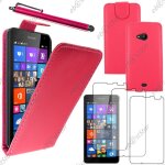 Ebeststar � pour microsoft nokia lumia 535 - housse coque etui simili cuir a rabat vertical + stylet ...