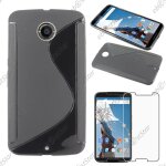 Ebeststar ® pour motorola nexus 6, nexus x - housse etui coque silicone gel motif s - line protection ...
