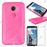 Ebeststar ® pour motorola nexus 6, nexus x - housse etui coque silicone gel motif s - line protection ...
