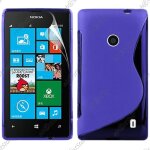Ebeststar  pour nokia lumia 520 - housse etui coque silicone gel motif s - line protection souple, couleur ...