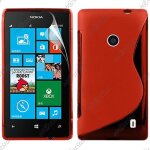 Ebeststar � pour nokia lumia 520 - housse etui coque silicone gel motif s - line protection souple, couleur ...