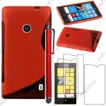 Ebeststar  pour nokia lumia 520 - housse etui coque silicone gel motif s - line protection souple + ...