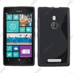 Ebeststar ® pour nokia lumia 925 - housse etui coque silicone gel motif s - line protection souple, ...