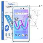 Ebeststar - pack x3 verre tremp wiko jerry 3 protection ecran anti casse, anti - rayure, pose sans bulles ...