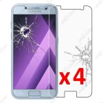 Ebeststar ® pour samsung galaxy a3 2017 a320f - lot x4 film protection ecran verre tremp� anti casse ...