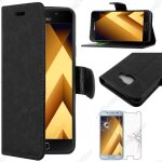 Ebeststar ® pour samsung galaxy a5 2017 a520f - housse coque etui portefeuille support simi cuir + film ...
