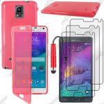 Ebeststar  pour samsung galaxy note 4 n910f - housse etui coque portefeuille livre silicone gel + mini ...
