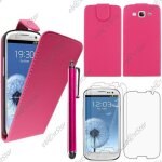 Ebeststar ® pour samsung galaxy s3 i9300 i9305 - housse coque etui simili cuir � rabat vertical + stylet ...