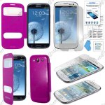 Ebeststar ® pour samsung galaxy s3 i9300 i9305 housse pochette protection coque type s - view portefeuille ...