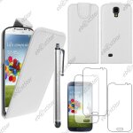 Ebeststar ® pour samsung galaxy s4 i9500 i9505 - housse coque etui simili cuir � rabat vertical + stylet ...
