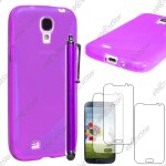 Ebeststar ® pour samsung galaxy s4 i9500 i9505 - housse etui coque silicone gel motif s - line protection ...