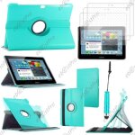 Ebeststar ® pour samsung galaxy tab 2 10. 1, gt - p5110 p5100 - housse coque etui pu cuir rotatif avec ...