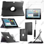 Ebeststar � pour samsung galaxy tab 2 10. 1, gt - p5110 p5100 - housse coque etui pu cuir rotatif avec ...