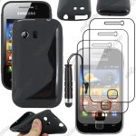 Ebeststar ® pour samsung galaxy y s5360 - housse etui coque silicone gel motif s - line protection souple ...