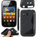 Ebeststar ® pour samsung galaxy y s5360 - housse etui coque silicone gel motif s - line protection souple ...