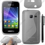 Ebeststar ® pour samsung wave y s5380 - housse etui coque silicone gel motif s - line protection souple ...