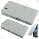 Ebeststar ® pour sony xperia z c6602 / l36h coque housse etui simili cuir rabattable + film protecteur ...
