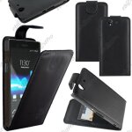 Ebeststar ® pour sony xperia z c6602, l36h - housse coque etui simili cuir � rabat vertical + film, ...