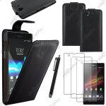Ebeststar ® pour sony xperia z c6602, l36h - housse coque etui simili cuir a rabat vertical + stylet ... Ebeststar ® pour sony xperia z c6602, l36h - housse coque etui simili cuir a rabat vertical + stylet ...