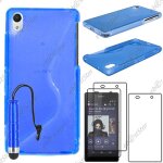 Ebeststar  pour sony xperia z2 d6502, d6503, d6543 - housse etui coque silicone gel motif s - line protection ...