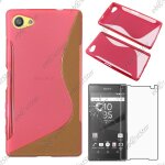 Ebeststar ® pour sony xperia z5 compact - housse etui coque silicone gel motif s - line protection souple ...