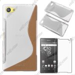Ebeststar ® pour sony xperia z5 compact - housse etui coque silicone gel motif s - line protection souple ...