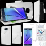 Ebeststar ® verre tremp� + housse coque etui portefeuille support folio simi cuir pour samsung galaxy ...