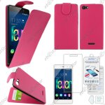 Ebeststar ® pour wiko fever 4g - housse coque etui simili cuir a rabat vertical + 1 verre tremp�, couleur ...
