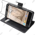 Ebeststar ® pour wiko lenny 4 - housse coque etui portefeuille support folio simi cuir + film protection ...