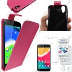 Ebeststar ® pour wiko rainbow jam 4g - housse coque etui simili cuir a rabat vertical + 1 verre tremp�, ...