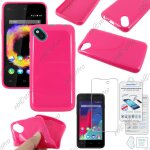 Ebeststar ® pour wiko sunset 2 coque silicone gel sans motif housse etui souple, couleur rose + film ...