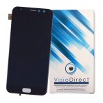Ecran complet pour asus zenfone 4 selfie pro zd552kl z01md 5. 5  noir vitre tactile + lcd - visiodirect ...