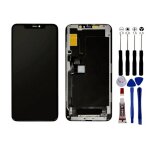 Ecran complet iphone 11 pro max lcd vitre tactile compatible ch�ssis kit outil - lcd / noir / avec kit ...