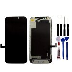 Ecran complet iphone 12 mini lcd vitre tactile compatible ch�ssis kit outils - lcd / noir / avec kit ...