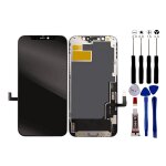 Ecran complet iphone 12 12 pro lcd vitre tactile compatible ch�ssis kit outil - lcd / noir / avec kit ...