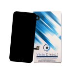 Ecran complet compatible avec iphone se 2020 noir (avec nappes et bouton home) - visiodirect -