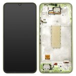 Ecran complet officiel pour samsung a34 5g vitre tactile et chssis vert lime