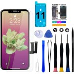 Ecran pour iphone 11, 6, 1  3d tactile lcd ecran remplacement assembl� avec outils de r�paration et verre ...