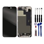 Ecran pour iphone 14 pro max lcd vitre tactile compatible ch��ssis kit outil - oled / noir / avec kit ...