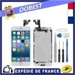 Ecran iphone 6 lcd blanc 4. 7 + home camera + vitre tactile chassis (envoie sous 24h de fr)