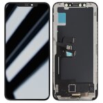 Ecran lcd alcalian pour iphone xs et vitre tactile avec chssis noir