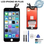 Ecran lcd iphone 6s plus noir avec vitre tactile sur chassis + outils